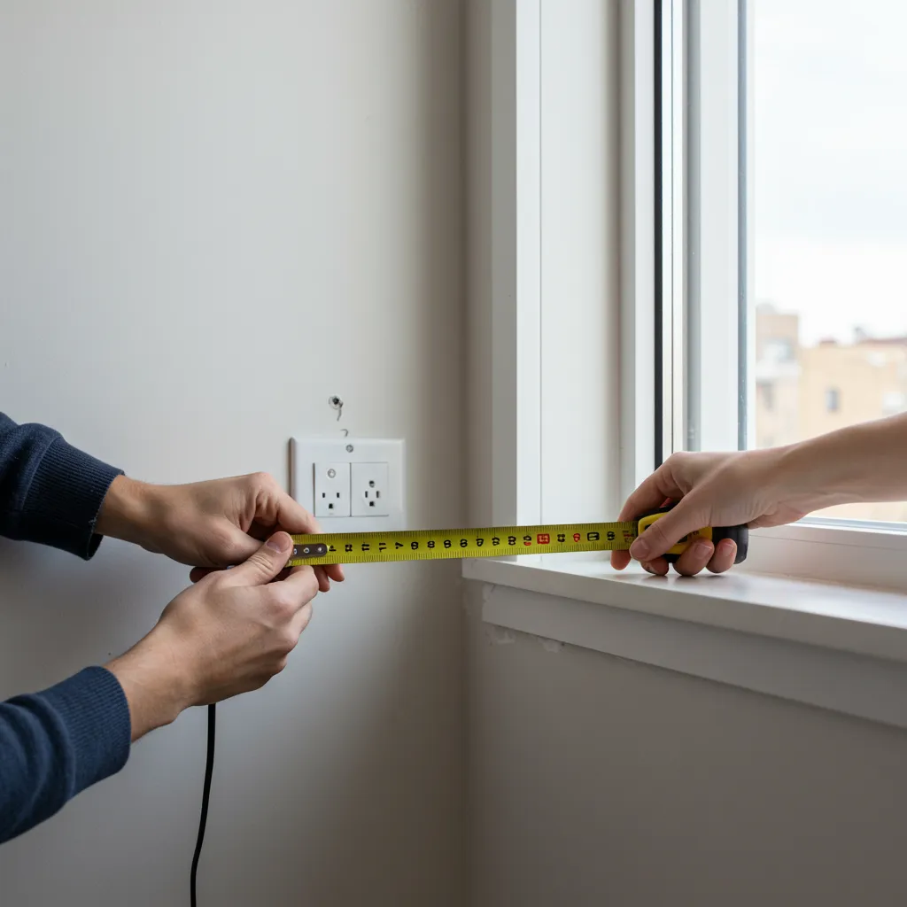 Diagnostic d'un studio de 25 m² avec mesure des murs et repérage des contraintes techniques avant aménagement