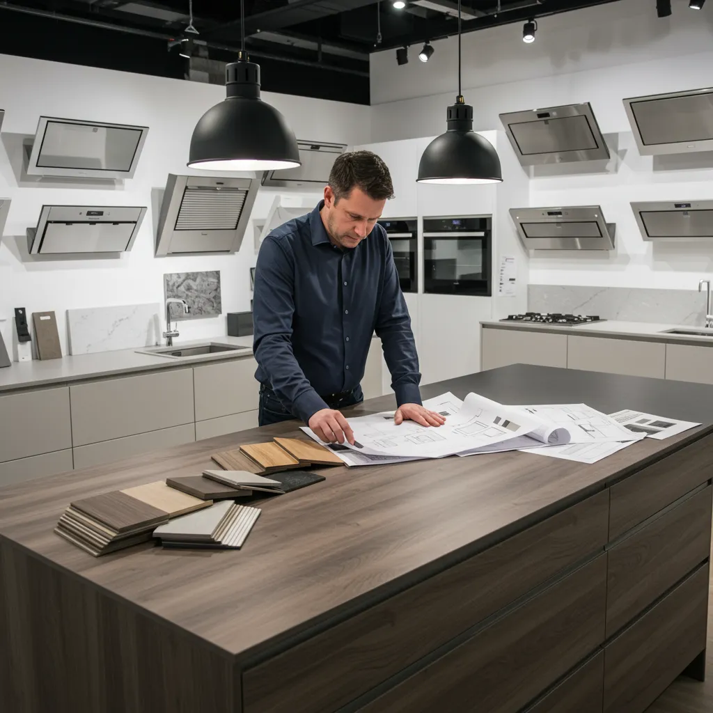 Planification du budget et des matériaux pour l'installation d'une cuisine ouverte sans hotte visible