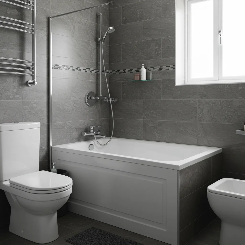 Gros plan sur un coin de salle de bain illustrant les erreurs d'agencement à éviter dans un espace de 4 m²