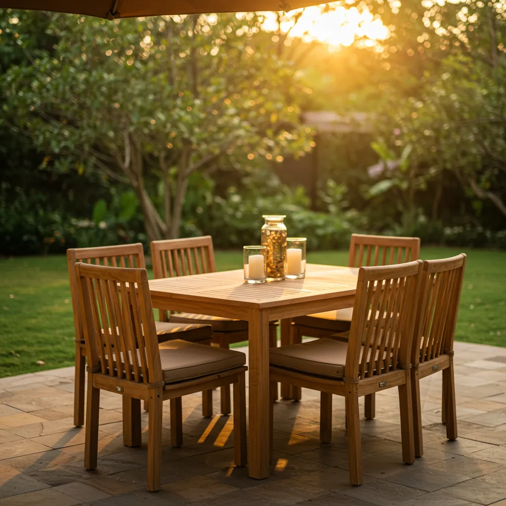 Mobilier de jardin en bois exotique : durée de vie réelle et entretien minimum